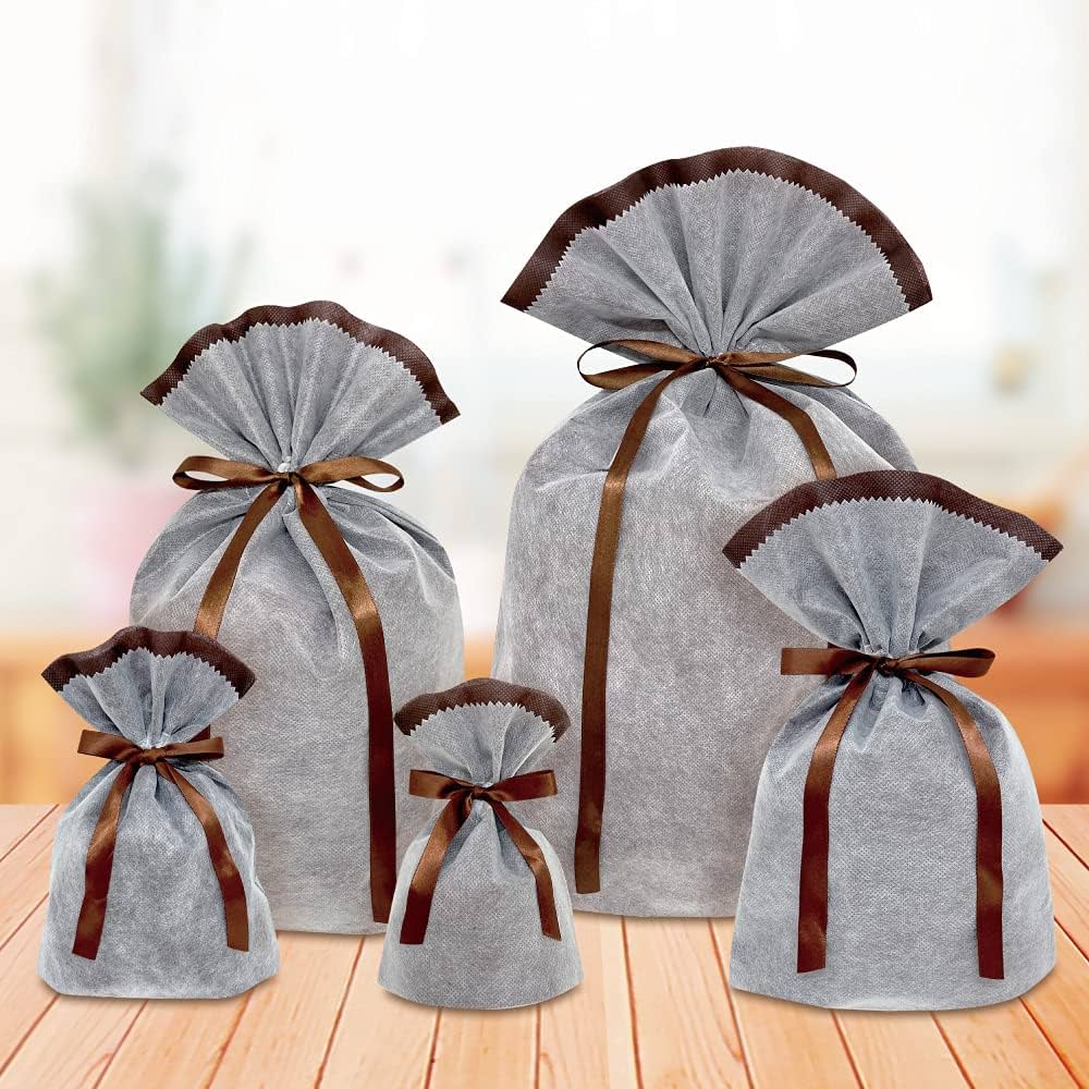 【handmade】巾着袋S リボン handmade】巾着袋S リボン
